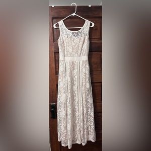 Candalite Petite lace maxi dress size MP